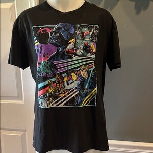 Fifth Sun Star Wars Black Graphic Tee